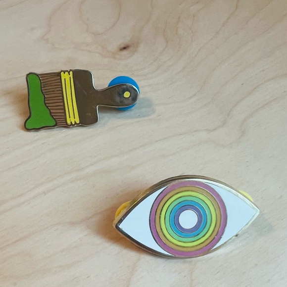 Big Bud Press Accessories - BIG BUD PRESS Set of TWO enamel pins Made in LA
